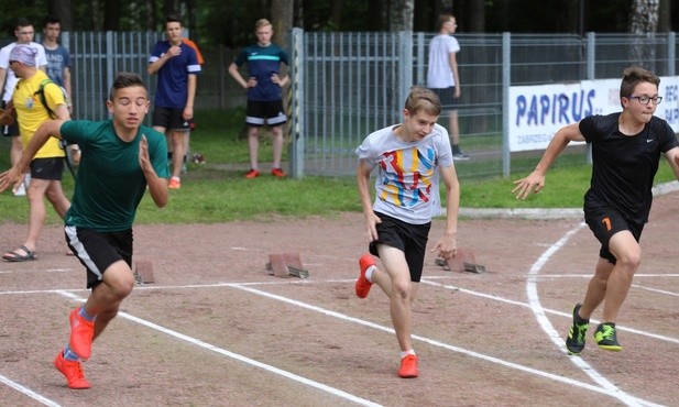 Walka na bieżni była zacięta, ale zawsze fair play...