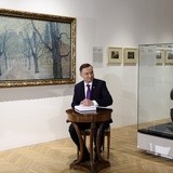 Andrzej Duda na wystawie "#dziedzictwo"