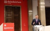 Andrzej Duda na wystawie "#dziedzictwo"