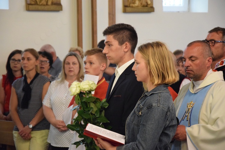 Powitanie ikony MB Częstochowskiej w parafii MB Nieustającej Pomocy w Łowiczu