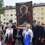 Powitanie ikony MB Częstochowskiej w parafii MB Nieustającej Pomocy w Łowiczu