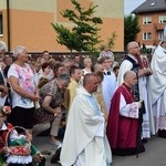 Powitanie ikony MB Częstochowskiej w parafii MB Nieustającej Pomocy w Łowiczu