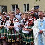 Powitanie ikony MB Częstochowskiej w parafii MB Nieustającej Pomocy w Łowiczu