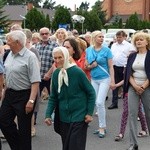 Powitanie ikony MB Częstochowskiej w parafii MB Nieustającej Pomocy w Łowiczu