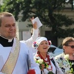 Powitanie ikony MB Częstochowskiej w katedrze łowickiej