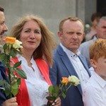 Powitanie ikony MB Częstochowskiej w katedrze łowickiej