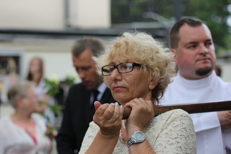 Powitanie ikony MB Częstochowskiej w katedrze łowickiej