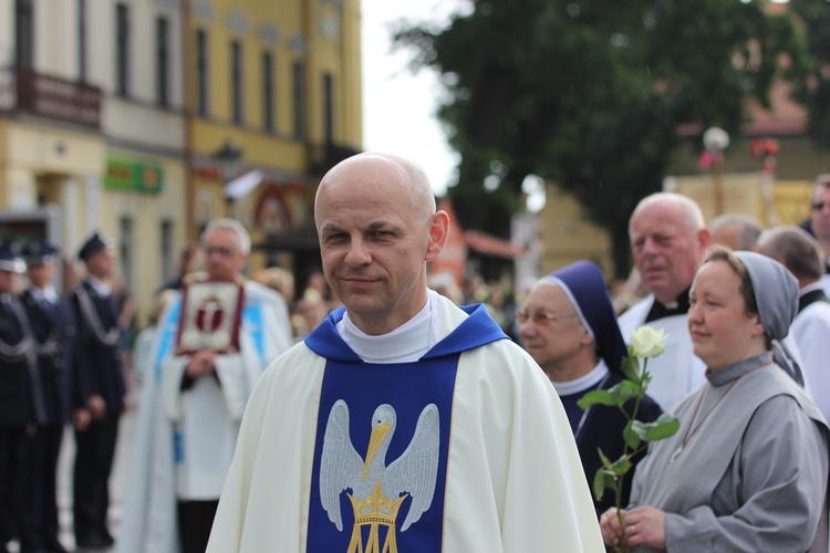 Powitanie ikony MB Częstochowskiej w katedrze łowickiej