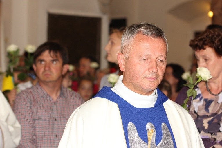 Powitanie ikony MB Częstochowskiej w katedrze łowickiej