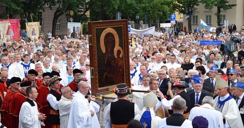 Pożegnanie ikony MB Częstochowskiej w diecezji łowickiej cz. II