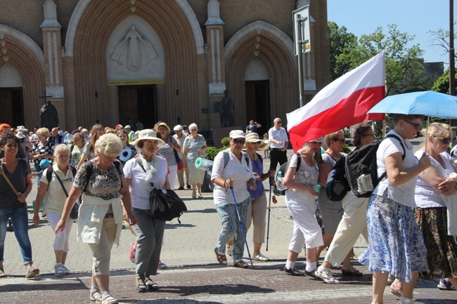 Idą do Niepokalanowa