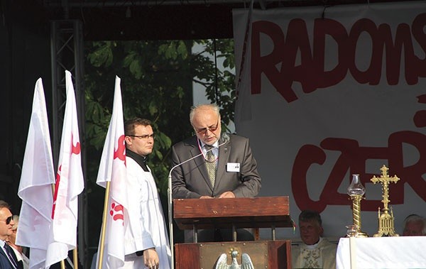 Za obecność podczas uroczystości dziękował Zdzisław Maszkiewicz.