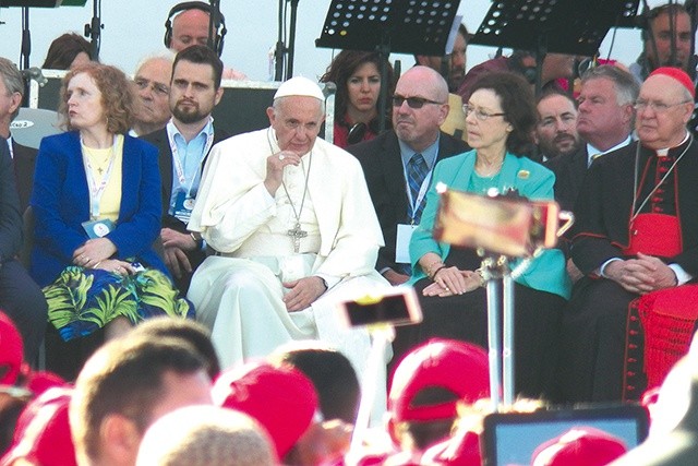 Dla wszystkich pielgrzymów spotkanie z papieżem Franciszkiem było ogromnym przeżyciem.