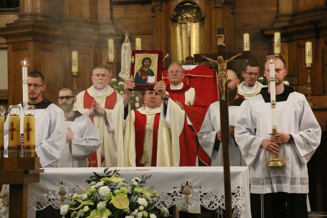 Odpust u kapucynów na Krakowskim Przedmieściu