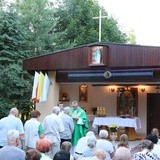 Kaplica w ogrodzie działkowym w Brodłach