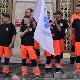 Protest ratowników medycznych w Katowicach