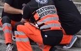 Protest ratowników medycznych w Katowicach