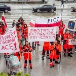 Protest ratowników medycznych