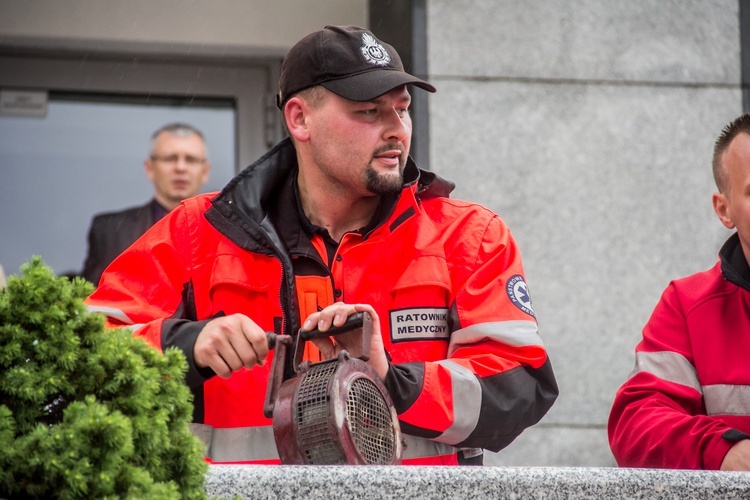 Protest ratowników medycznych