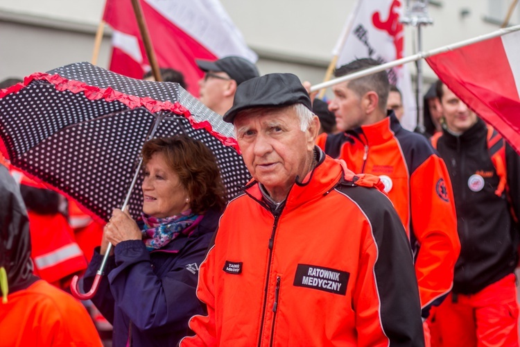 Protest ratowników medycznych