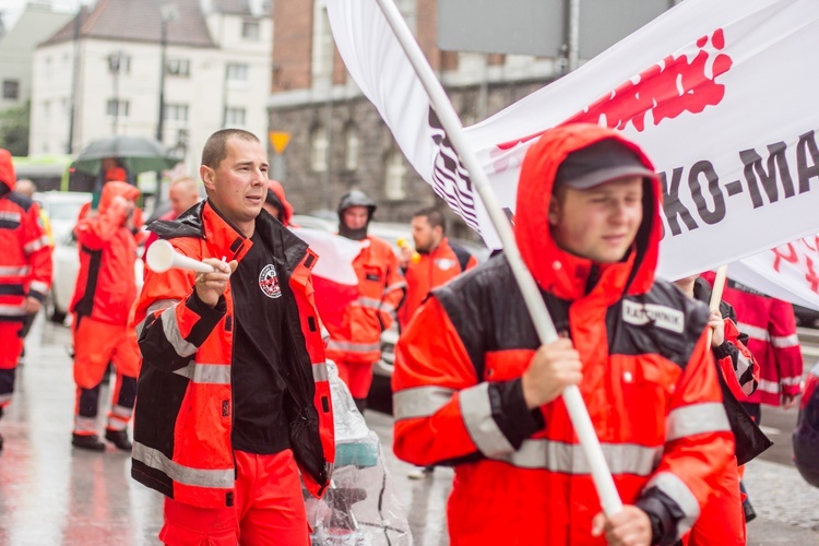 Protest ratowników medycznych