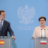 Szydło po spotkaniu z premierem Hiszpanii: Priorytetem bezpieczeństwo w południowym i wschodnim sąsiedztwie UE