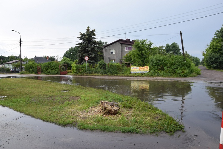 Skutki burz na Mazowszu