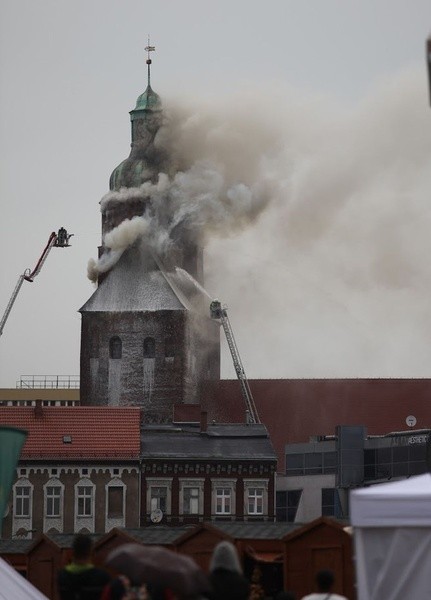 Pożar gorzowskiej katedry