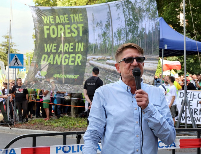 Manifestacje w obronie Puszczy Białowieskiej