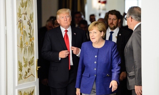 Merkel i Trump rozmawiali o punktach zapalnych na świecie
