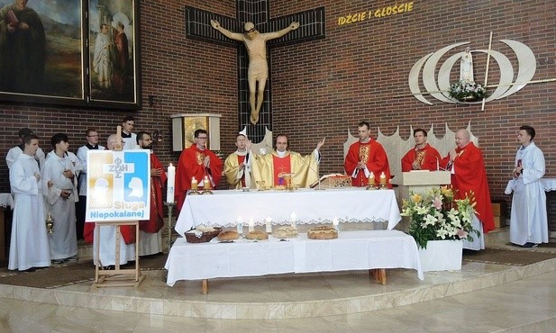 Ks Ryszard Piętka przewodniczył Mszy św. w kościele św. Pawła w Bielsku-Białej