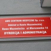 Rawskim szpitalem zarządza spółka AMG Centrum Medyczne