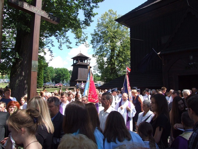 Uroczystości żałobne w Gosprzydowej