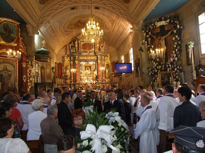 Uroczystości żałobne w Gosprzydowej