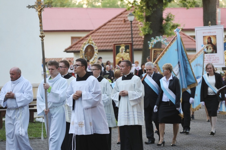 Nabożeństwo fatimskie w Rychwałdzie - 13 lipca 2017