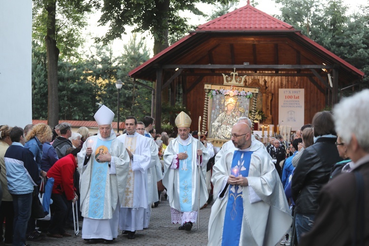 Nabożeństwo fatimskie w Rychwałdzie - 13 lipca 2017