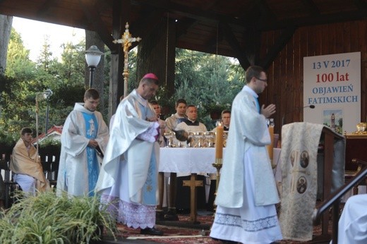 Nabożeństwo fatimskie w Rychwałdzie - 13 lipca 2017