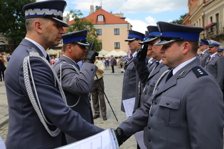 Wojewódzkie święto Policji w Sandomierzu 