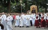 Odpust w Rychwałdzie z monstrancją fatimską