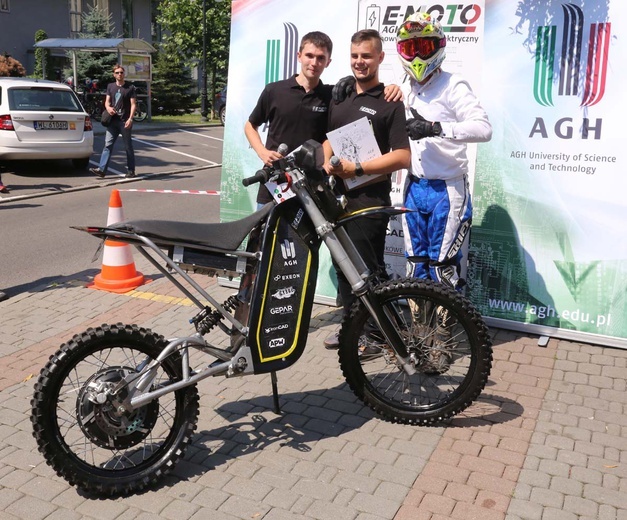 Motocykl studentów z AGH