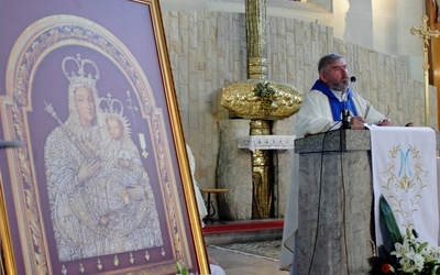 O. Zdzisław Duma OFMCap w czasie homilii