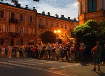 Protest w Radomiu przed siedzibą Sądu Okręgowego