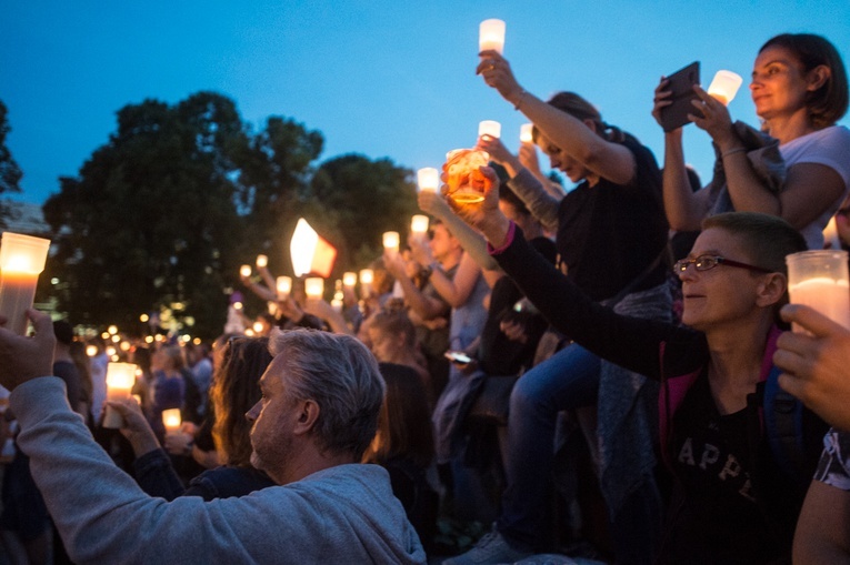 Protest przeciwko reformie sądownictwa