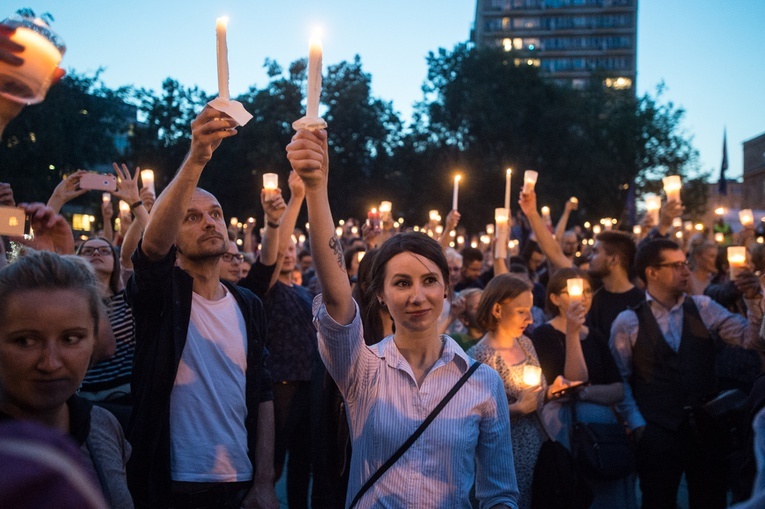Protest przeciwko reformie sądownictwa