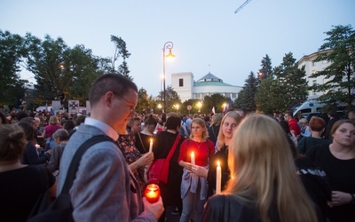 Protest przeciwko reformie sądownictwa