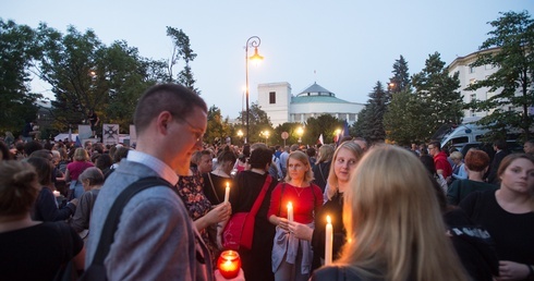 Protest przeciwko reformie sądownictwa