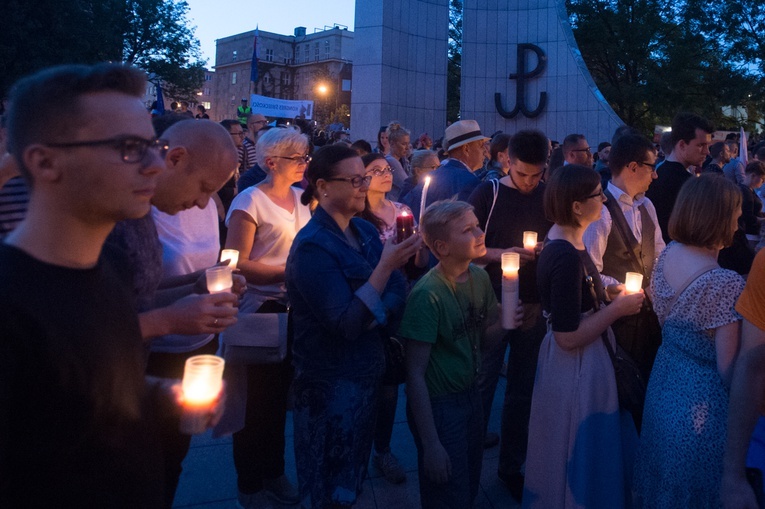 Protest przeciwko reformie sądownictwa