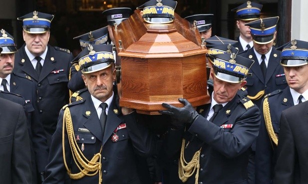 Pogrzeb pierwszego strażaka RP