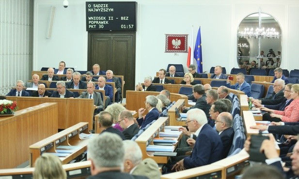 Senat przyjął bez poprawek ustawę o SN