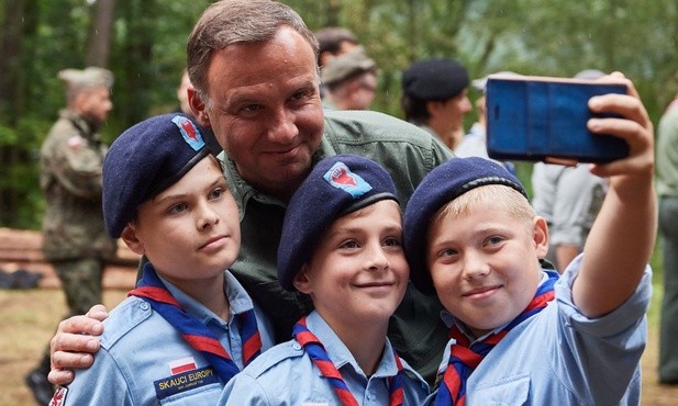 Prezydent u Skautów Europy